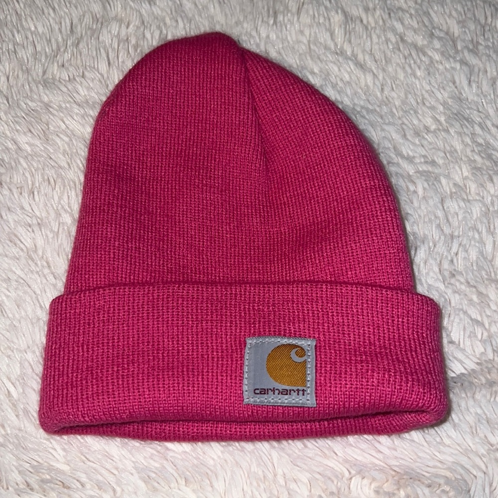 Pink Carhartt Beanie